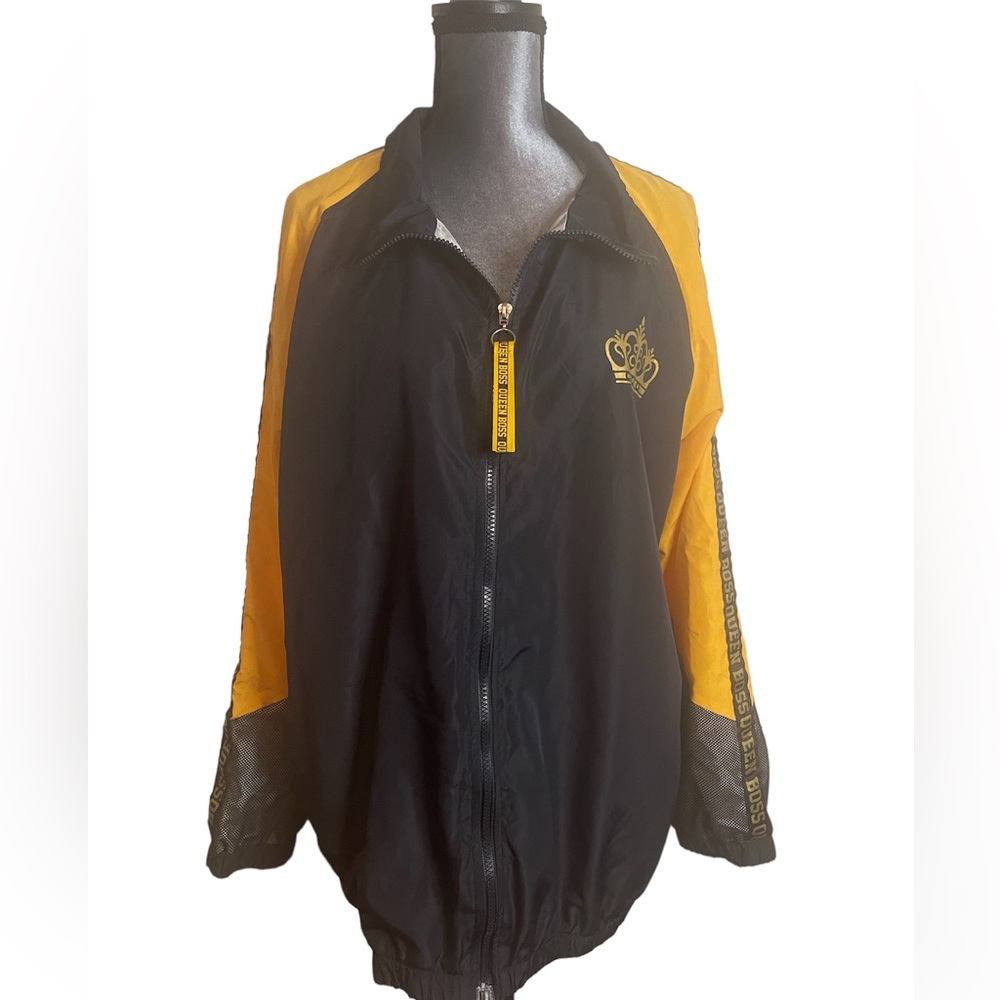 Love Love Love Plus Two Toned Track Jacket 3X